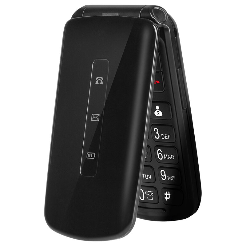 Telefon seniori cu clapeta.