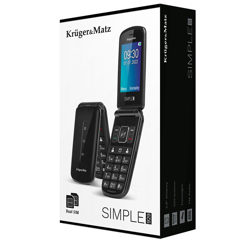 Telefon seniori cu clapeta.